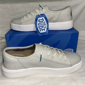 Hey Dude Gray Sneakers
